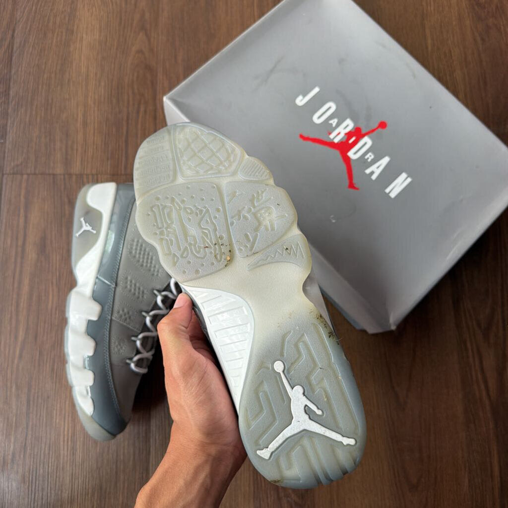 AIR JORDAN 9 " COOL GREY " SZ.10.5 W BOX