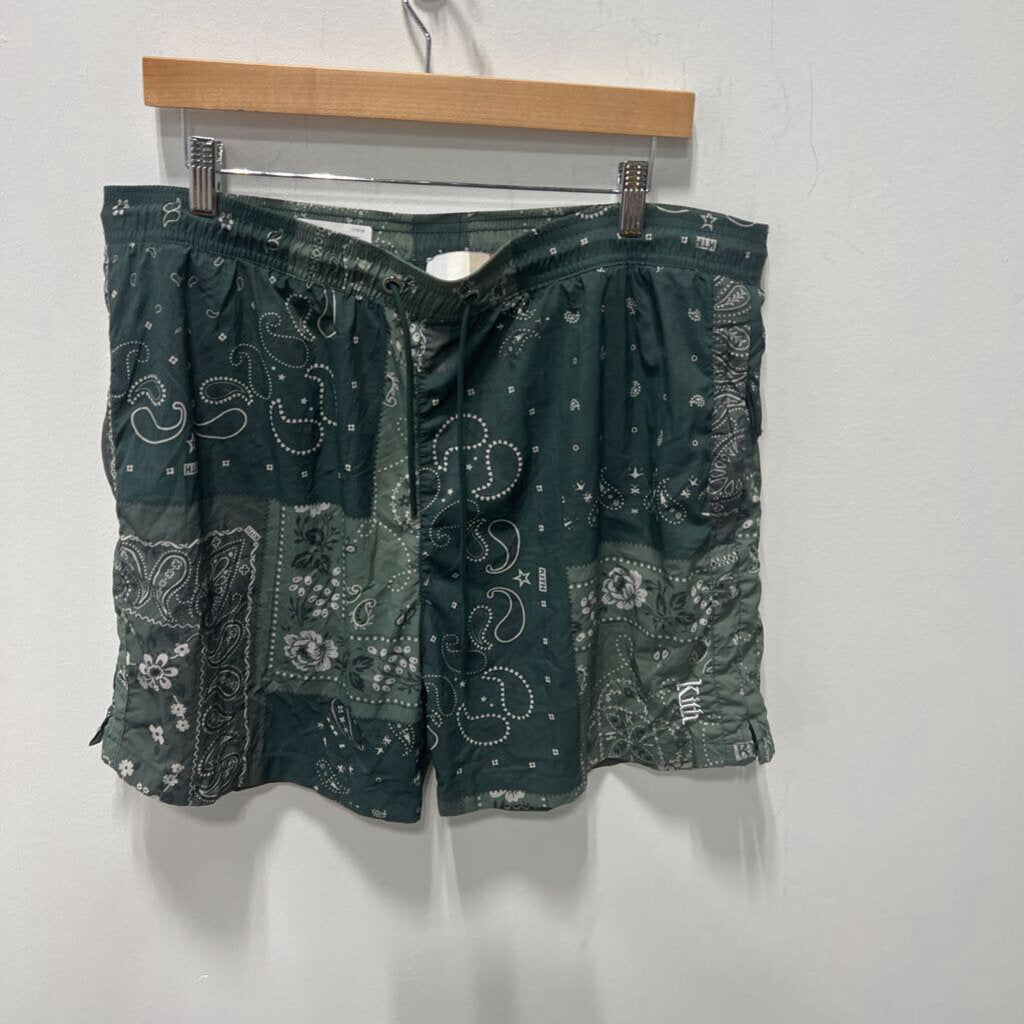 KITH SWIM TRUNKS (GREEN)