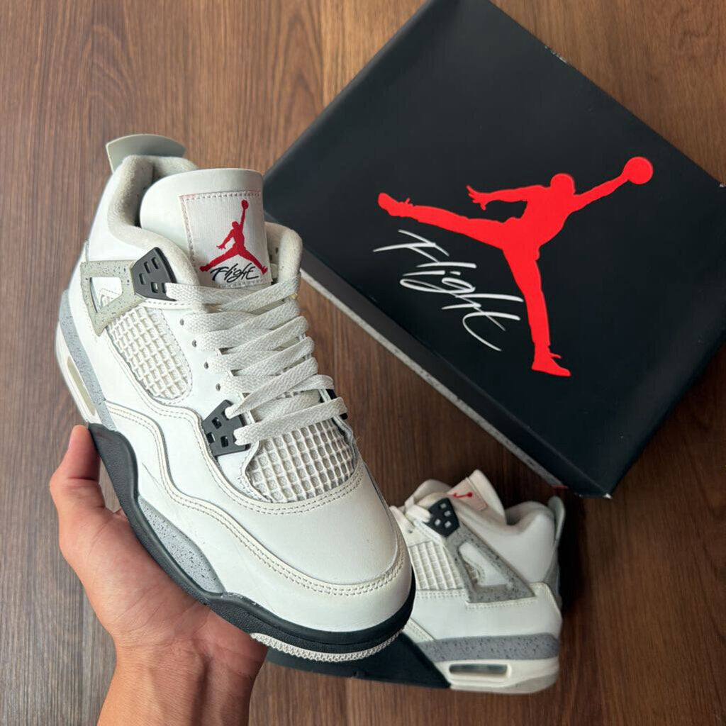 AIR JORDAN 4 " CEMENT " SZ.7 W BOX