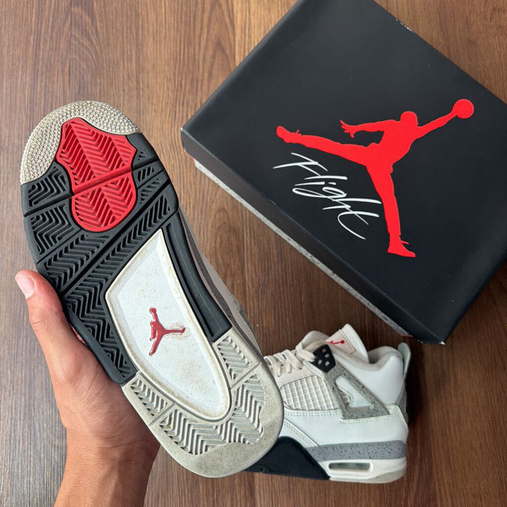 AIR JORDAN 4 " CEMENT " SZ.7 W BOX