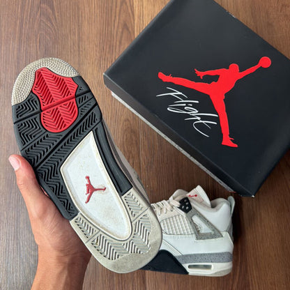 AIR JORDAN 4 " CEMENT " SZ.7 W BOX