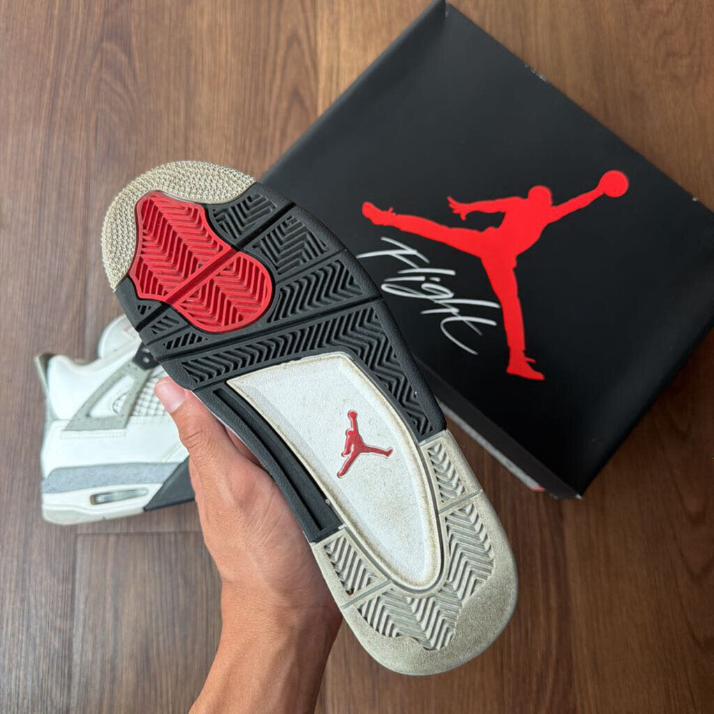 AIR JORDAN 4 " CEMENT " SZ.7 W BOX