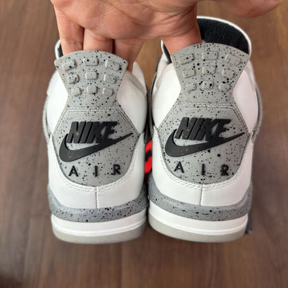 JORDAN 4 "WHITE CEMENT" SZ 9 (BOX)