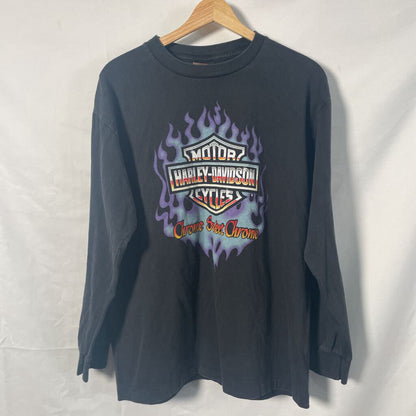 Harley Davidson Chrome L/s Sz. L