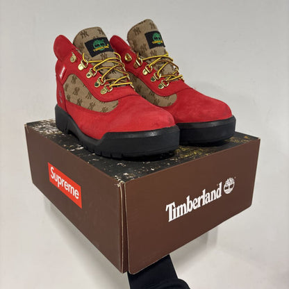 SUPREME X YANKEES TIMBS SZ 7.5