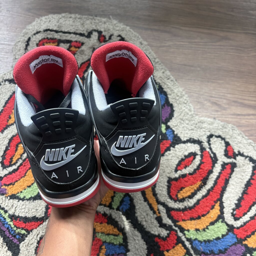 JORDAN 4 BRED SZ. 9.5 (NO BOX)