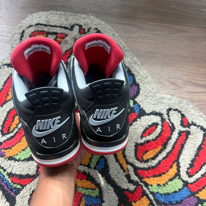 JORDAN 4 BRED SZ. 9.5 (NO BOX)