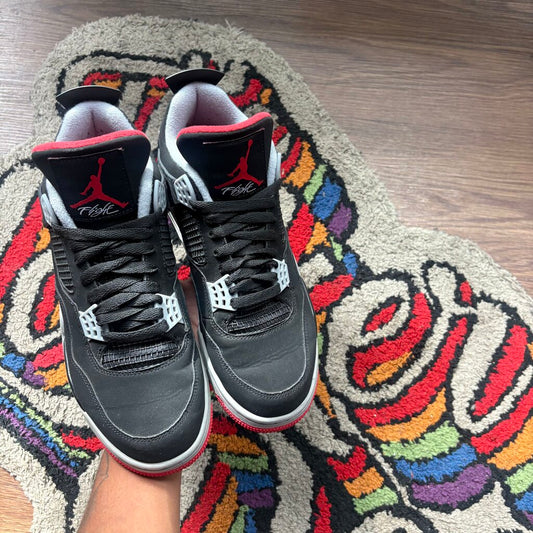 JORDAN 4 BRED SZ. 9.5 (NO BOX)