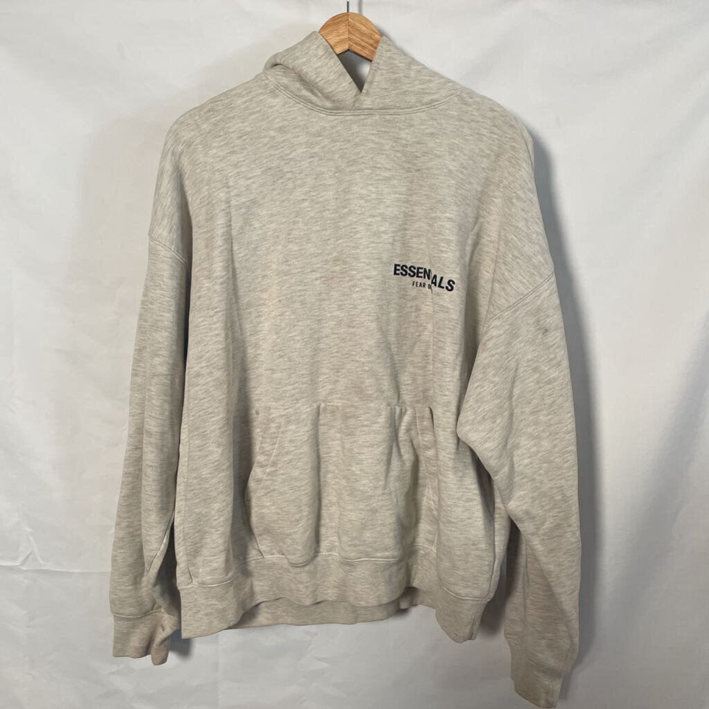 Grey Essentials Hoodie Sz. S