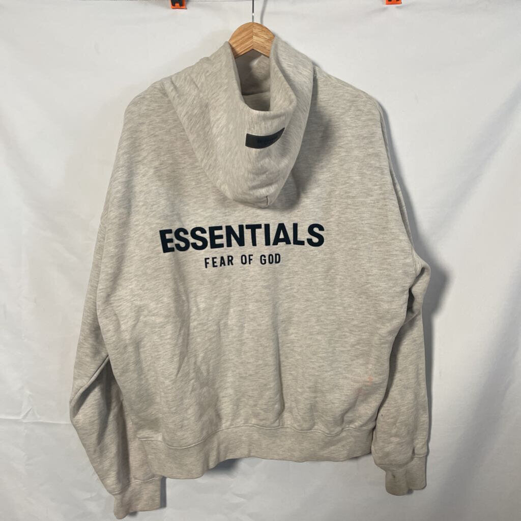 Grey Essentials Hoodie Sz. S