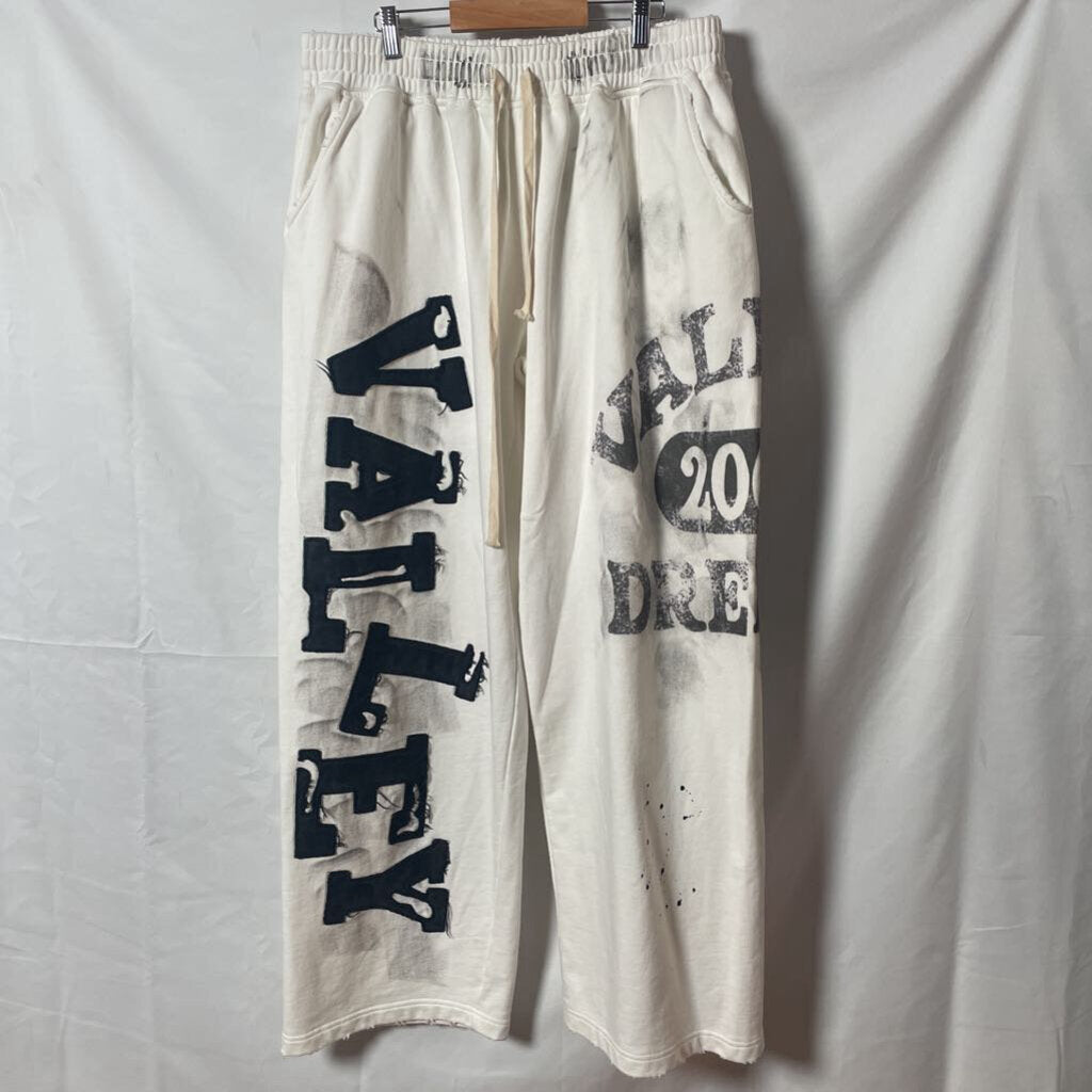 Vale White Sweatpants Sz. M