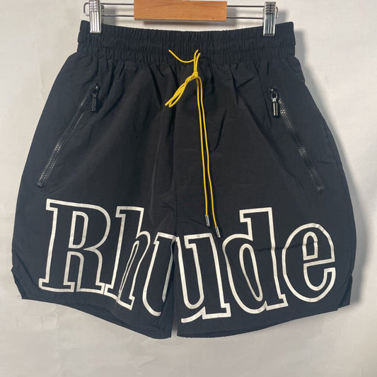 Rhude Black Letter Shorts Sz. S