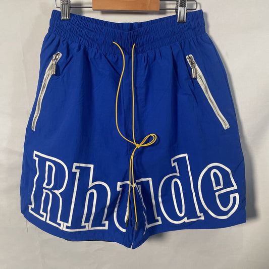 Rhude Blue Letter Shorts Sz. M