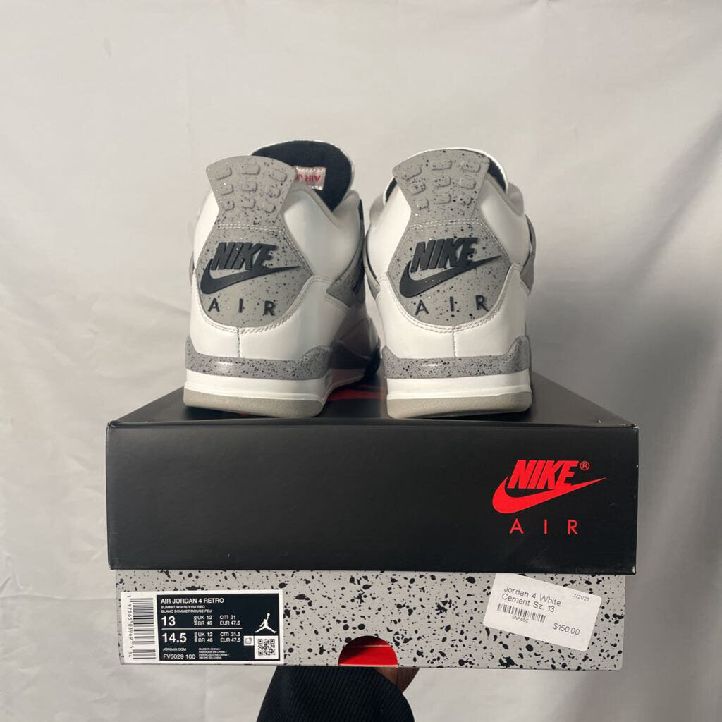 Jordan 4 White Cement Sz. 13