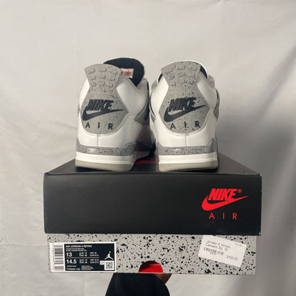 Jordan 4 White Cement Sz. 13