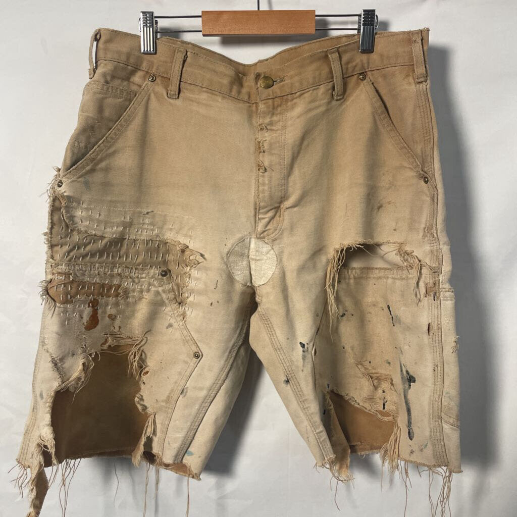 Tan carhart Double Knee Jorts Sz. 33