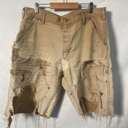 Tan carhart Double Knee Jorts Sz. 33