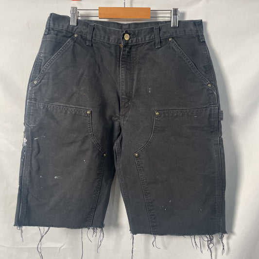 Carhartt Black Paint Double Knee Shorts Sz. 33
