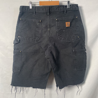 Carhartt Black Paint Double Knee Shorts Sz. 33