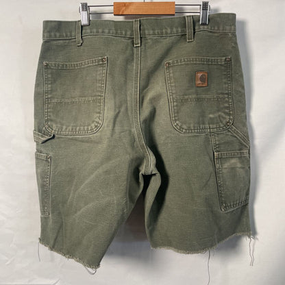Carhartt Green Double Knee Shorts Sz. 36