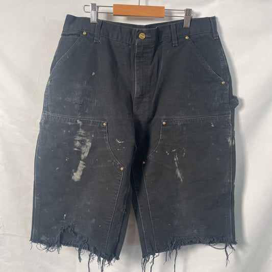 Carhartt Black Paint Double Knee Shorts Sz. 36