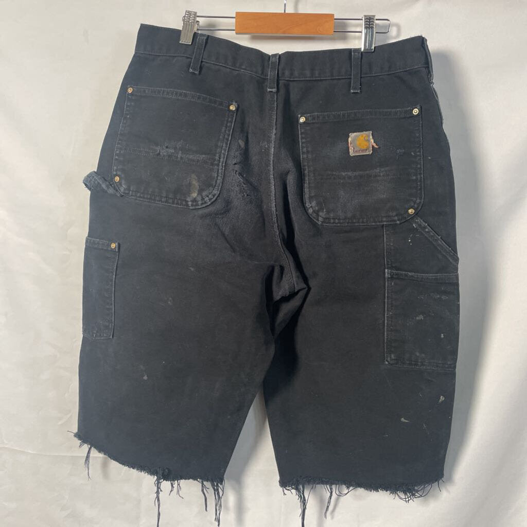 Carhartt Black Paint Double Knee Shorts Sz. 36