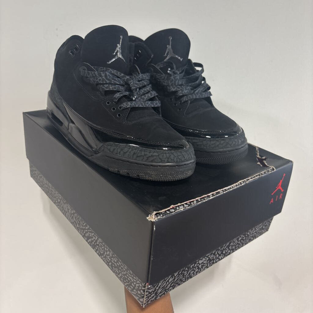 AJ3 BLACK CAT SZ 10.5