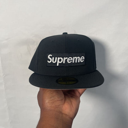 Supreme Black Scream Fitted Sz. 7 3/8