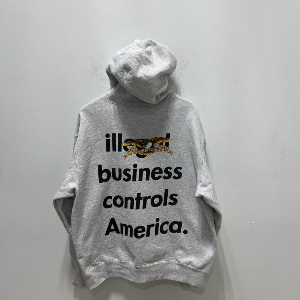 SUPREME ANTIHERO HOODIE SZ L