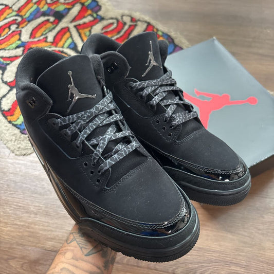 JORDAN 3 BLACK CAT SZ. 11 (BOX)