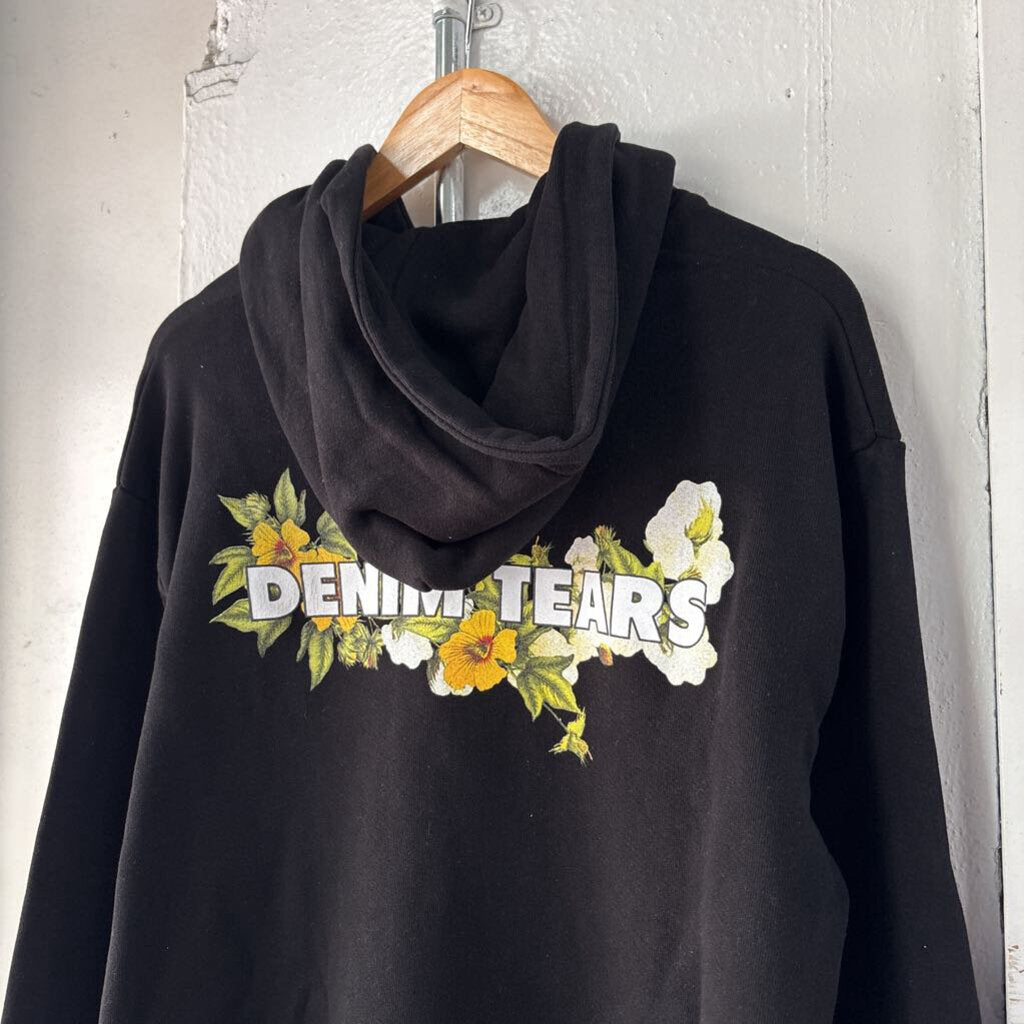 DENIM TEARS PULLOVER HOODIE SZ. L