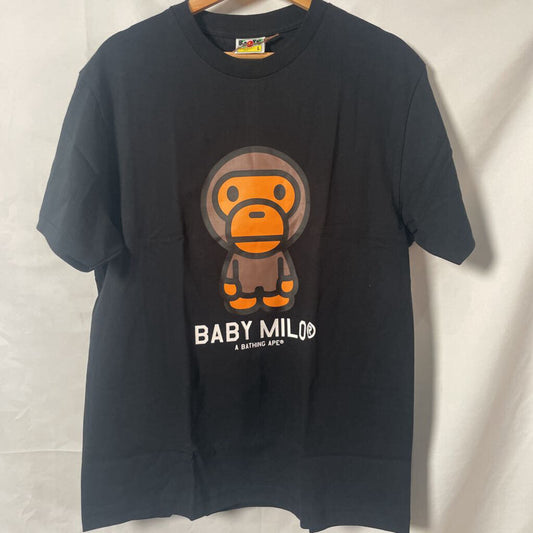 Bape Baby Milo Logo tee Sz. L