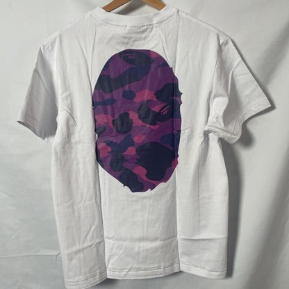 Purple Bape Head Tee Sz. M