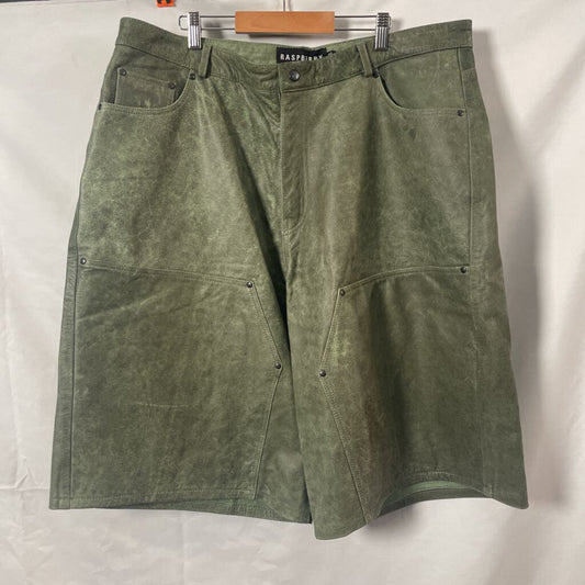Gvgallery Leather Double Knee Shorts Sz. XXL