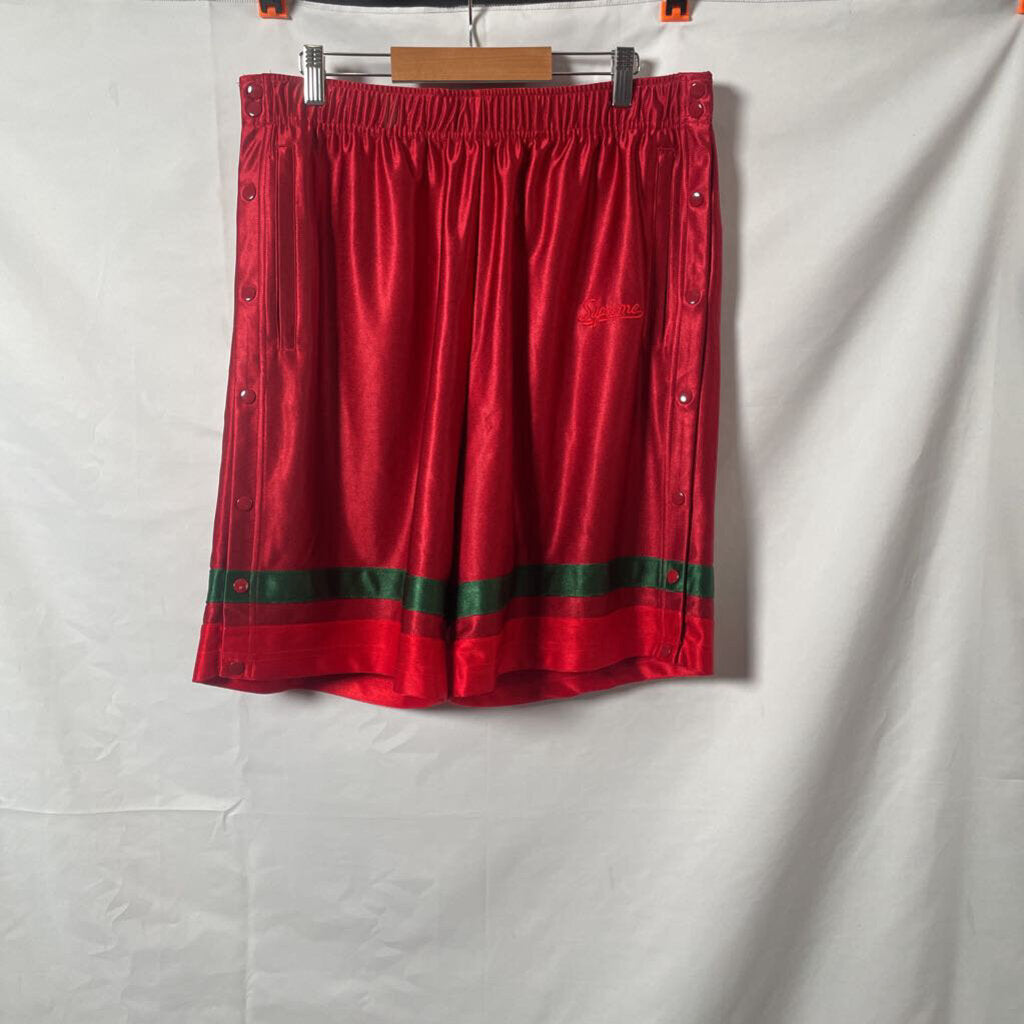 Supreme Red Break Away Shorts Sz. M