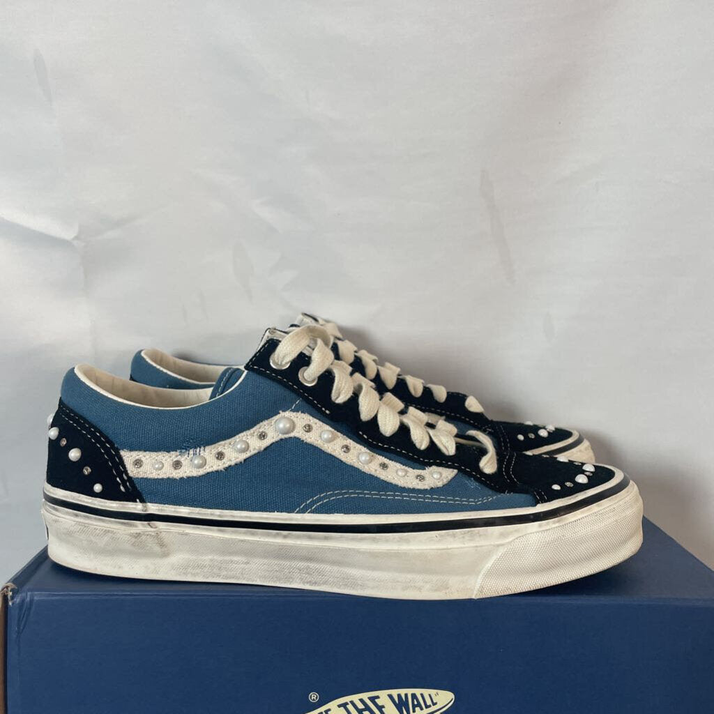 Blue Pearlized Vans Sz. 10.5