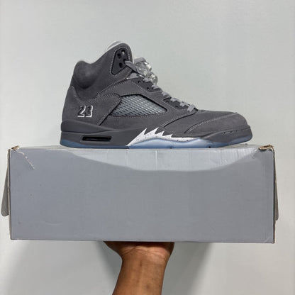 USED JORDAN 5 WOLF GREY SZ 11