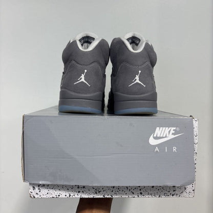 USED JORDAN 5 WOLF GREY SZ 11