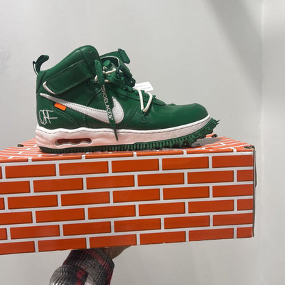 NIKE OW AIR Force MID PINE GREEN SZ 10