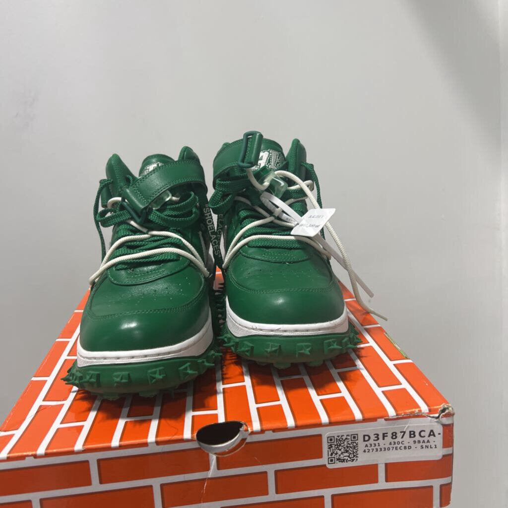 NIKE OW AIR Force MID PINE GREEN SZ 10
