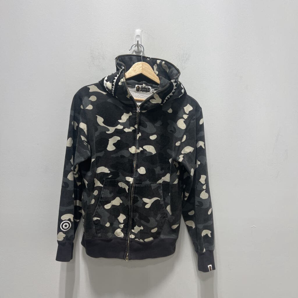 USED BAPE FULL ZIP JACKET SZ S