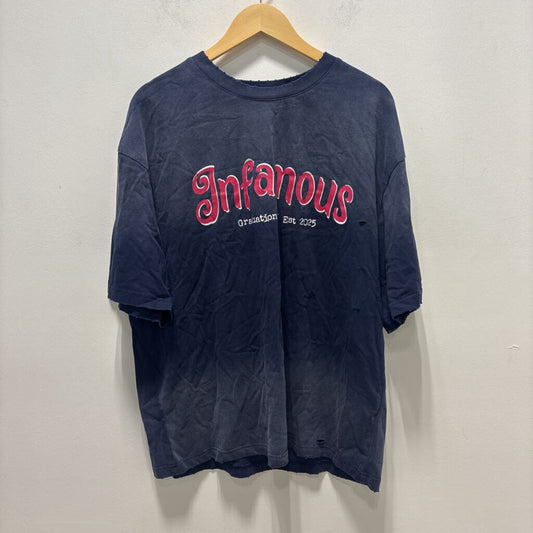 INFAMOUS UNIVERSITY TEE SZ XL