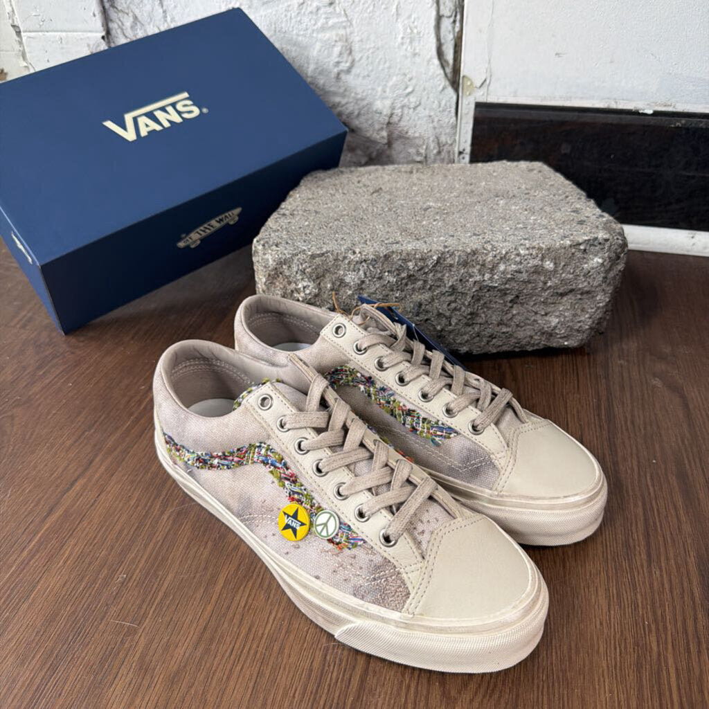 SOUVENIR WHITE VANS SZ 8.5