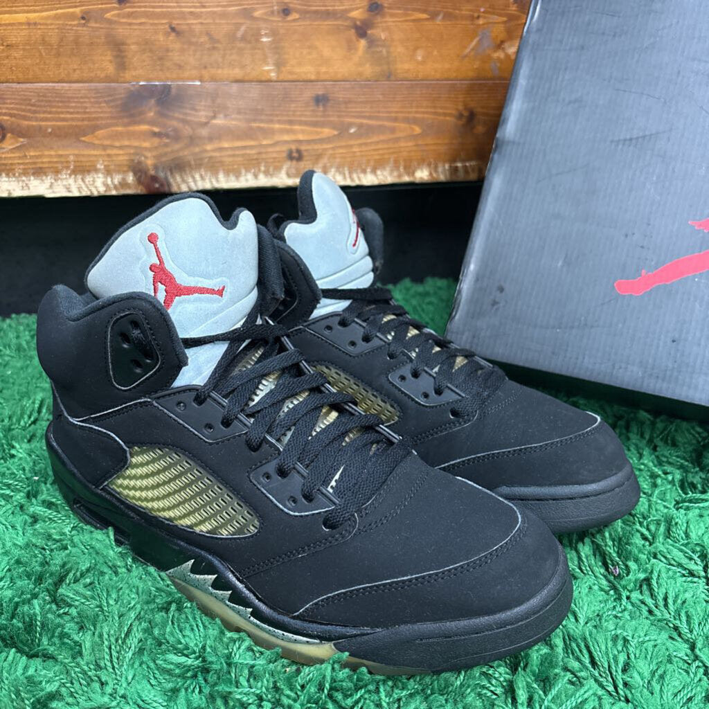 JORDAN 5 BLACK METALLIC SZ. 12.5 (BOX)