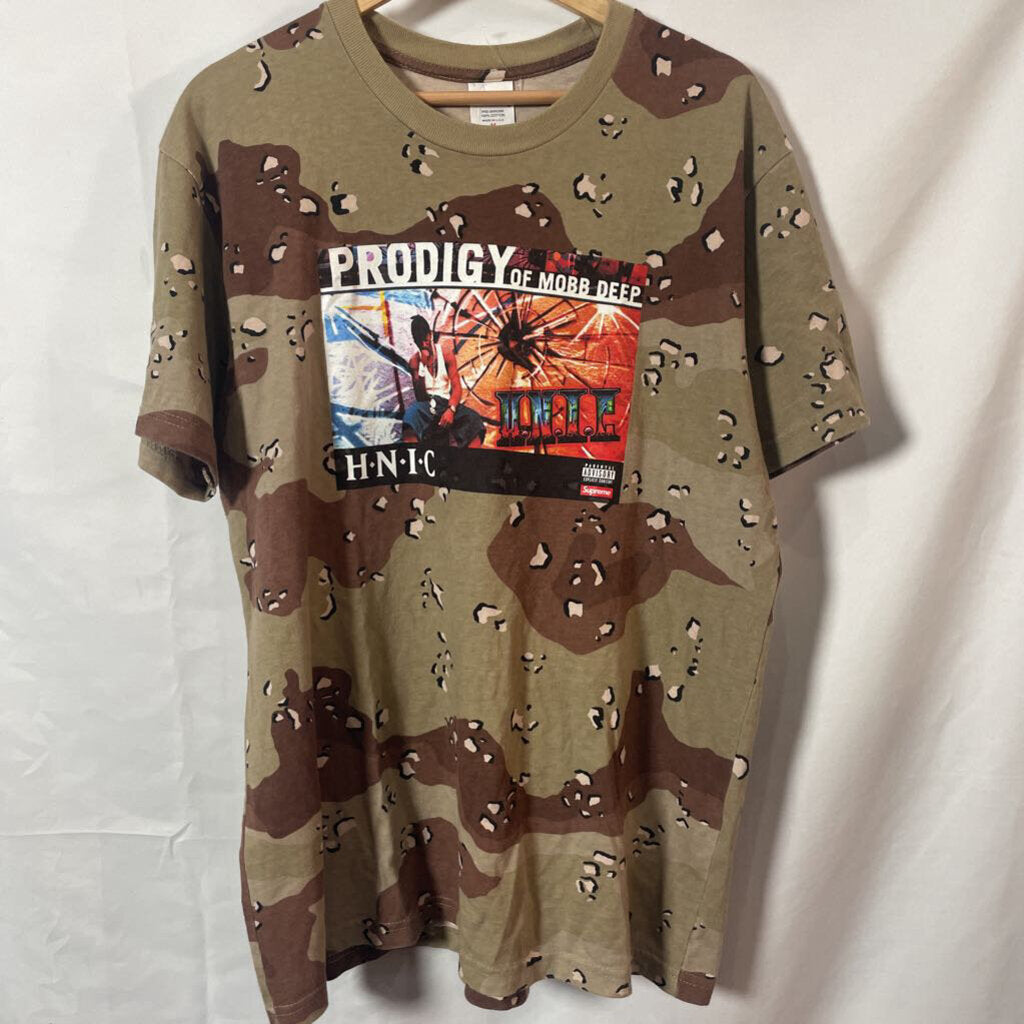 Supreme Camo Prodigy Tee Sz. M