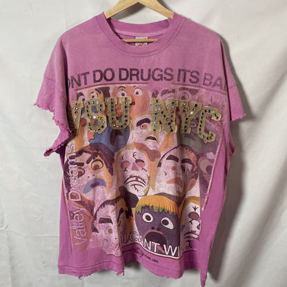 Vale Pink Don't Do Drugs Tank Sz. XL