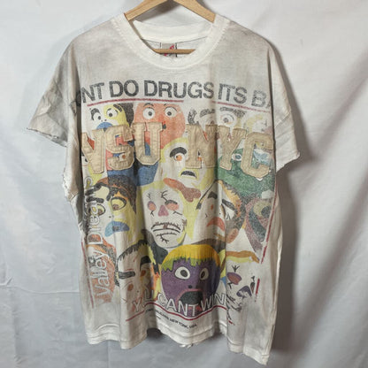 Vale White Don't Do Drugs Tank Sz. XL