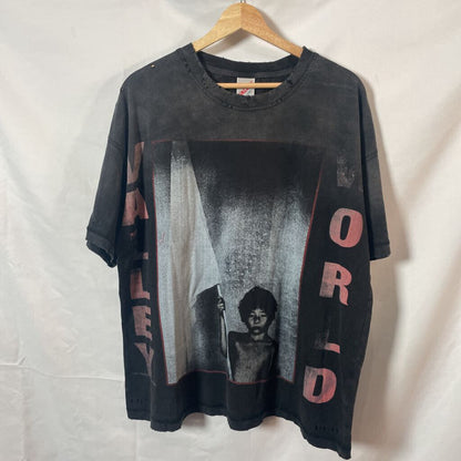 Vale Black White Flag Tee Sz. L