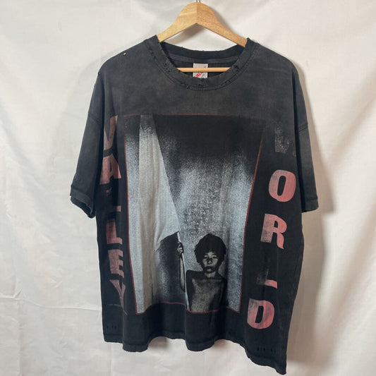 Vale Black White Flag Tee Sz. L