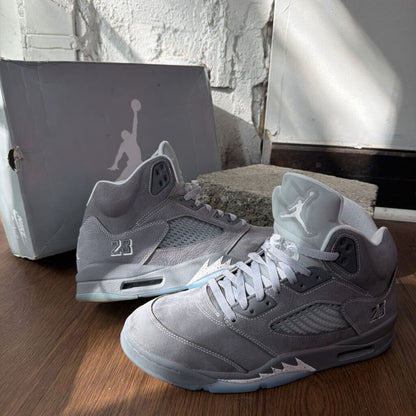 JORDAN 5 WOLF GREY SZ. 10.5 (BOX)